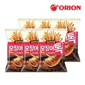 오리온 마켓오 오징어톡 구운오징어맛 80gx6