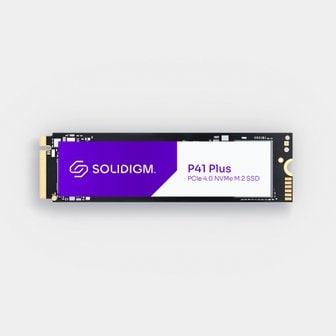  Solidigm SSD P41 Plus M.2 2280, PCIe 4.0 1TB  (SSDPFKNU010TZX1 A) 솔리다임 내장 읽기 속도: