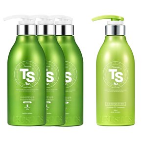 프리미엄 TS샴푸 500gx3+프리미엄 TS트리트먼트 500ml