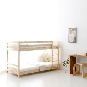 원목 이층 침대 분리형 벙커침대 침대프레임 다용도 인테리어 2층침대 기숙사 아이방 학생 성인