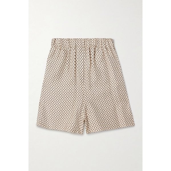 안젤로 지오메트릭 실크 트윌 쇼츠 46376663162891066