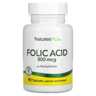  [해외직구] 네이처스플러스 엽산 폴릭엑시드 메틸폴레이트 800mcg 90정 NaturesPlus Folic Acid as Methylfolate 800 mcg 90 Tablets