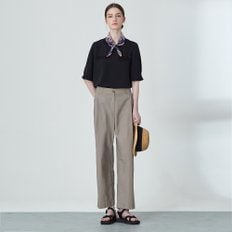 핀턱 와이드 밴딩 팬츠 KE25S1FRA6681
