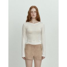 AS BASIC SEE-THROUGH T (IVORY)