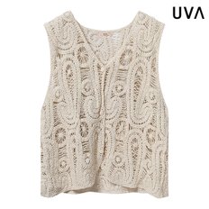  [UVA]펀칭 브이넥 베스트 (UP1VW008L0)