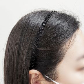 철 스프링 머리띠