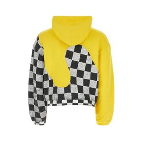 [해외배송] ERL08T022 YELLOW ERL CHECKER SWIRL 후드 B0441090732