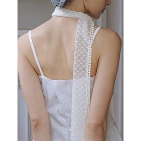 HMS016 Lace Dot Scarf