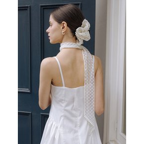 HMS016 Lace Dot Scarf