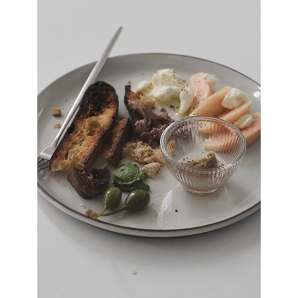 스트라이프 유리 소스볼 종지 사케잔 소주잔