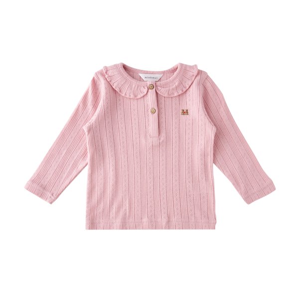 [여주점] [오프라벨 여주점] 밍크뮤 (PH) 아미띠에뮤뮤긴팔티셔츠 (35170-670-02)