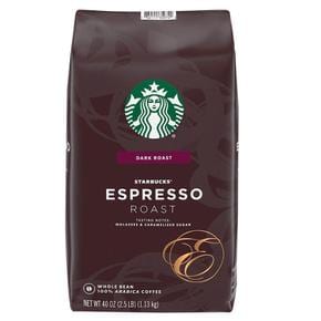 [해외직구] 스타벅스 에스프레소 다크 홀빈 스벅커피 1.13kg Starbucks Whole Bean Coffee, Espresso Roast Dark (40 oz.)