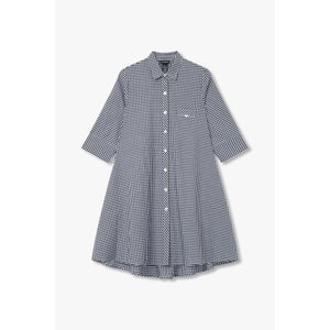 EMPORIO ARMANI 여성 깅엄 체크 비치 로브 드레스 0824119508000