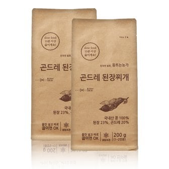 강원6차산업 [정선 동트는농가]향긋 담백한 정선곤드레 된장찌개(200g / 1~2인분) x 2봉