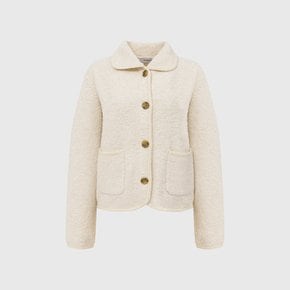 몬디 부클 니트 가디건_아이보리 / MONDY BOUCLE KNIT CARDIGAN_IVORY