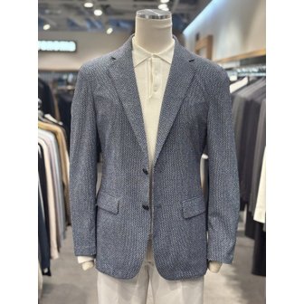 레노마 [파주점] 남성  25 S/S  블루 헤링본 패턴 자켓 RRBMBJ65A