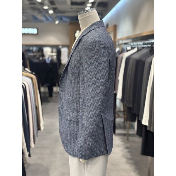 [파주점] 남성  25 S/S  블루 헤링본 패턴 자켓 RRBMBJ65A