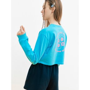 Crop Sweat-shirt_Blue