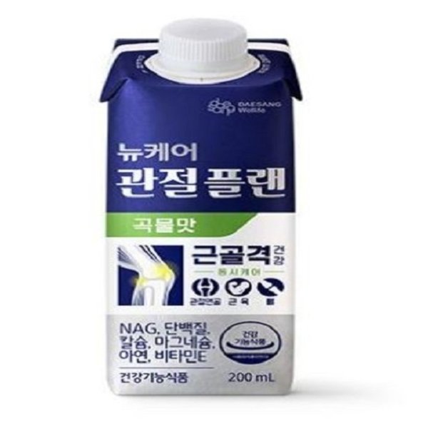 대상웰라이프 뉴케어 관절플랜 곡물맛 200ml