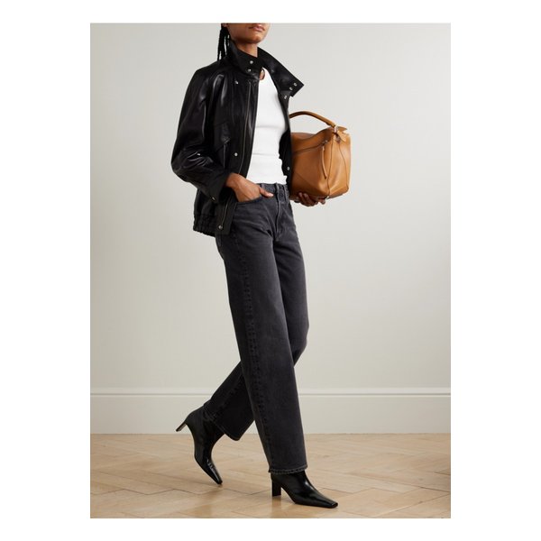 하퍼 미드라이즈 와이드 진 블랙 46376663162898694