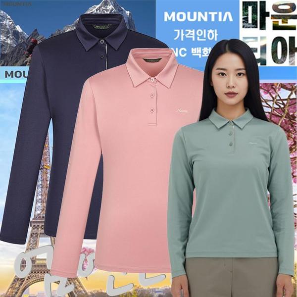 확대된 대표 [마운티아]  25년  여성  버스톤카라티셔츠6(1)