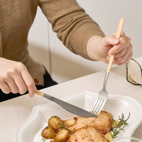 데일로어 스텐 디너 나이프 포크 4컬러 2type