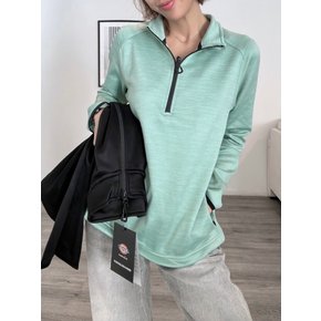 25FW 여성 스무스 플리스 쿼터 지퍼 티셔츠 2색 택1 A85WMJ87 A85WMBLK