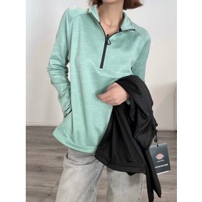 25FW 여성 스무스 플리스 쿼터 지퍼 티셔츠 2색 택1 A85WMJ87 A85WMBLK
