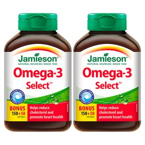 자미에슨 오메가 3 실렉트 200정 2개 Jamieson Omega-3 Select