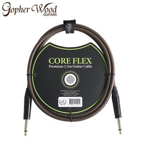 Core Flex 1.5m 기타 베이스 케이블 고급 패치케이블 악기 전용