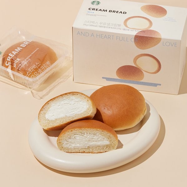 우유 생크림 빵 세트 315g(3입)