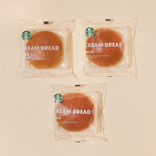 우유 생크림 빵 세트 315g(3입)