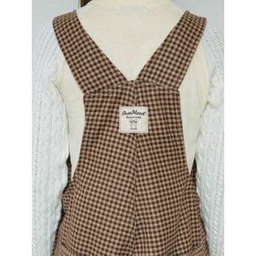 Vintage Brown Check Overall