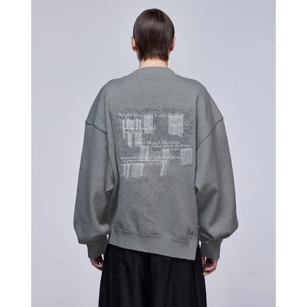 [파주점] 컬렉션 미러드 유스 엠브로이드 가디건 SH2KT703MG