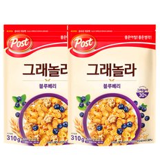 포스트 그래놀라 블루베리 310g X 2개