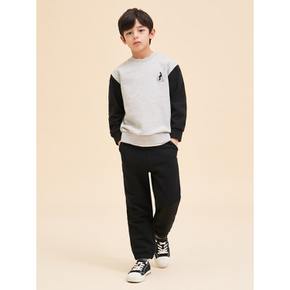 *시즌오프30%*[BEANPOLE KIDS] 컬러 포인트 스웨트셔츠 3SET  블랙 (BI4141U025)