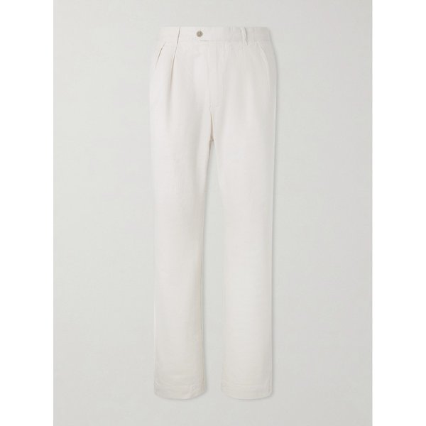 하트퍼드 트렁크 스트레이트 레그 플리츠 코튼 우븐 팬츠 46376663163009504