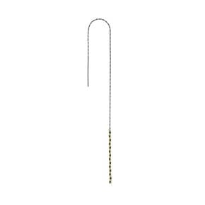 루마카 옐로블랙 이어링(1pc), Lumaca Yellow&Black Earring, 14k yellow gold, black gold