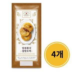 피코크 달콤 쫄깃 찹쌀 냉동 호떡 400g 4개