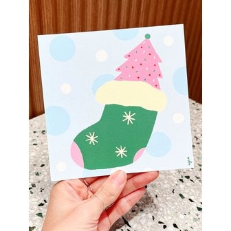 NIJI 양말 트리_미니 포스터 (art poster)