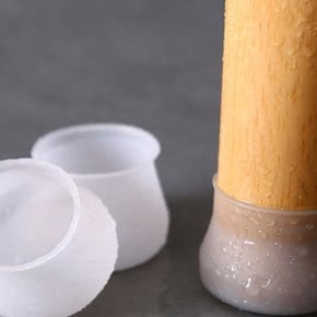 논슬립 의자 발커버 미끄럼방지 양말 소음방지 커버 발캡 원형 반투명 긁힘 방지 패드