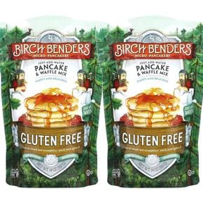 Birch Benders 버치벤더스 팬케이크 와플 믹스 글루텐 프리 397g 2팩