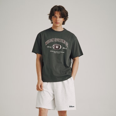 윌슨 시그니쳐 볼 티셔츠 UNI/DGR/W253003NTS78