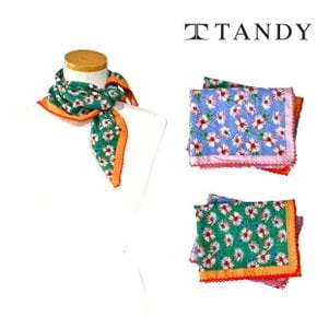 TANDY 데이지 팝 손수건 스카프