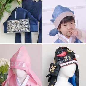 (국내제작)남아한복 머리 쓰개류 모음
