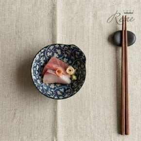 헨느 신요 당초 덴다시 1P 일본식 도자기 소스볼 앞접시