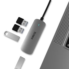 데이터전송 베이식스 USB 3.0 4포트 허브 확장 BX4A A타입 / BX4C C타입 SEL