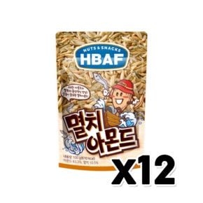 바프 멸치아몬드 견과류안주 100g x 12개