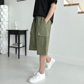 남자 하프 고무줄 하프팬츠 캐쥬얼 SS 팬츠_P363660772