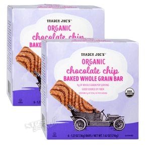 [1+1] 트레이더조 오가닉 초콜릿칩 통밀바 216g TRADER JOE`S ORGANIC CHOCOLATE CHIP BAKED WHO